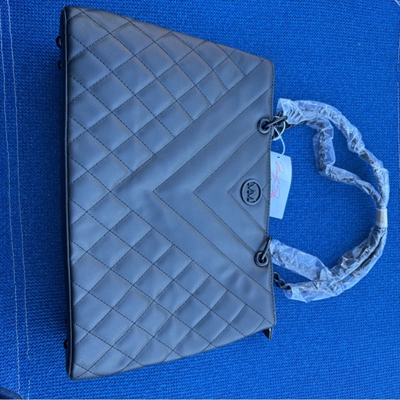 Marilyn Monroe Quilted Black Tote Bag - Picture 1 of 3